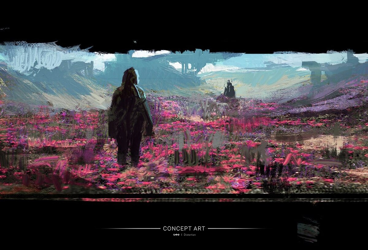 Концепт-арты #2 окружения в DISTORTION