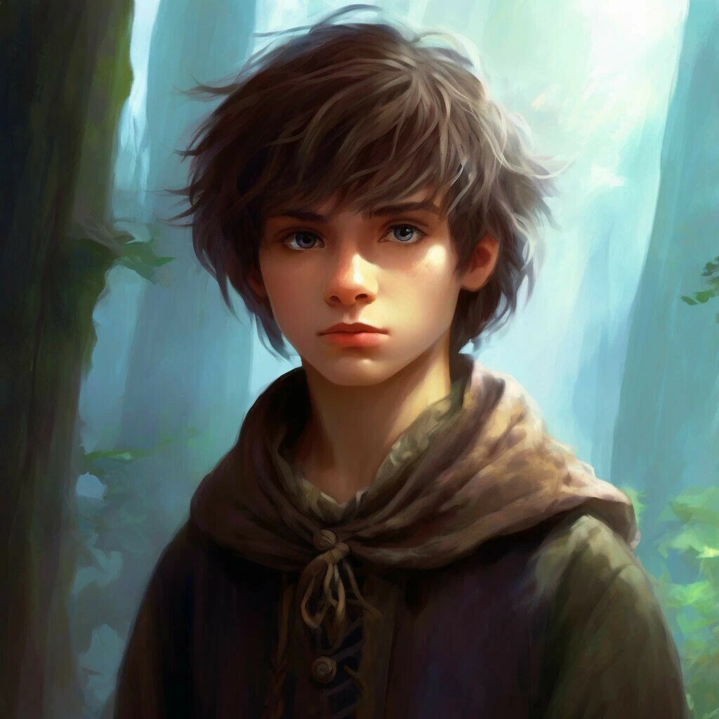 Визард в образе мальчика виртуально.