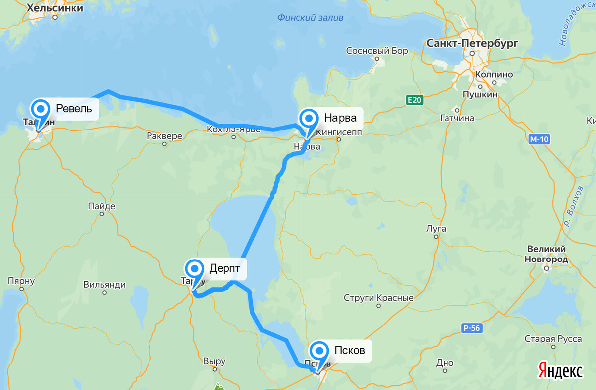 Торговый путь «водою» от Пскова.