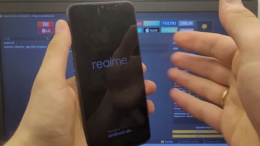 Сброс Аккаунта Гугл Realme C31 RMX3501 / Unlocktool / FRP / Удалённая разблокировка 🔧📱