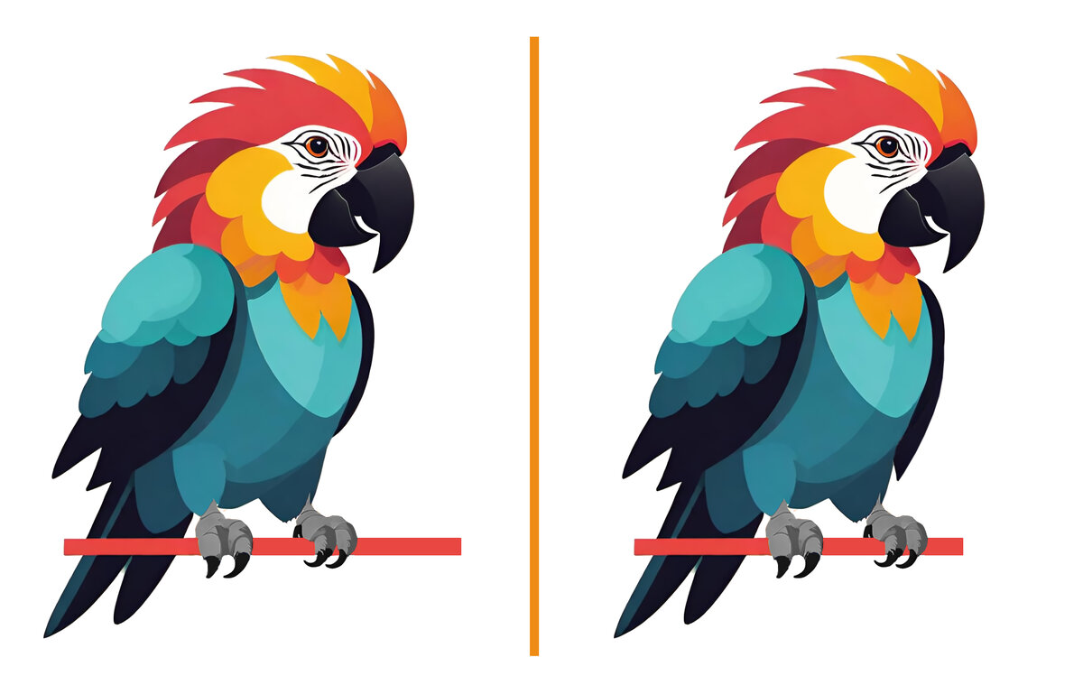 Найдите 3 отличия между картинками