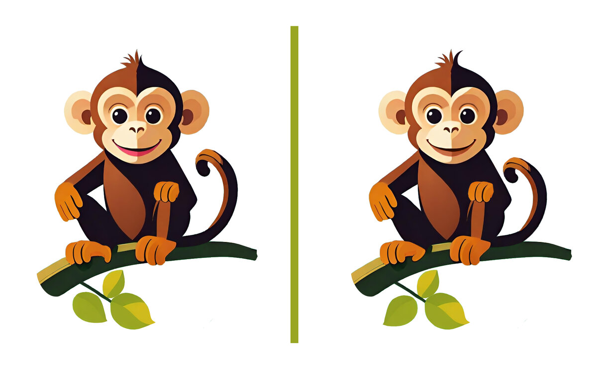 Найдите 5 отличий между картинками