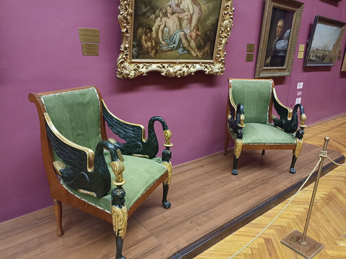 Кресла первая четверть XIX века, Национальный художественный музей Беларуси 