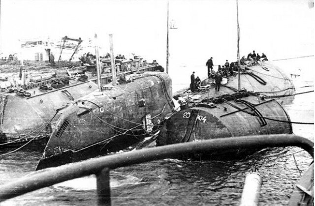 Поднятие затонувшей АПЛ К-429