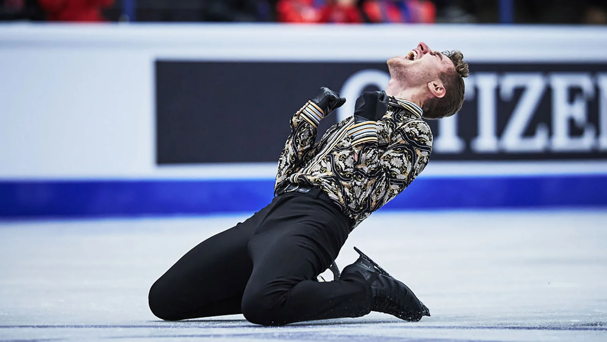 Чемпионат Европы по фигурному катанию в Финляндии. Произвольная программа. Мужчины. Маттео Риццо (Италия) (Фото Getty Images)