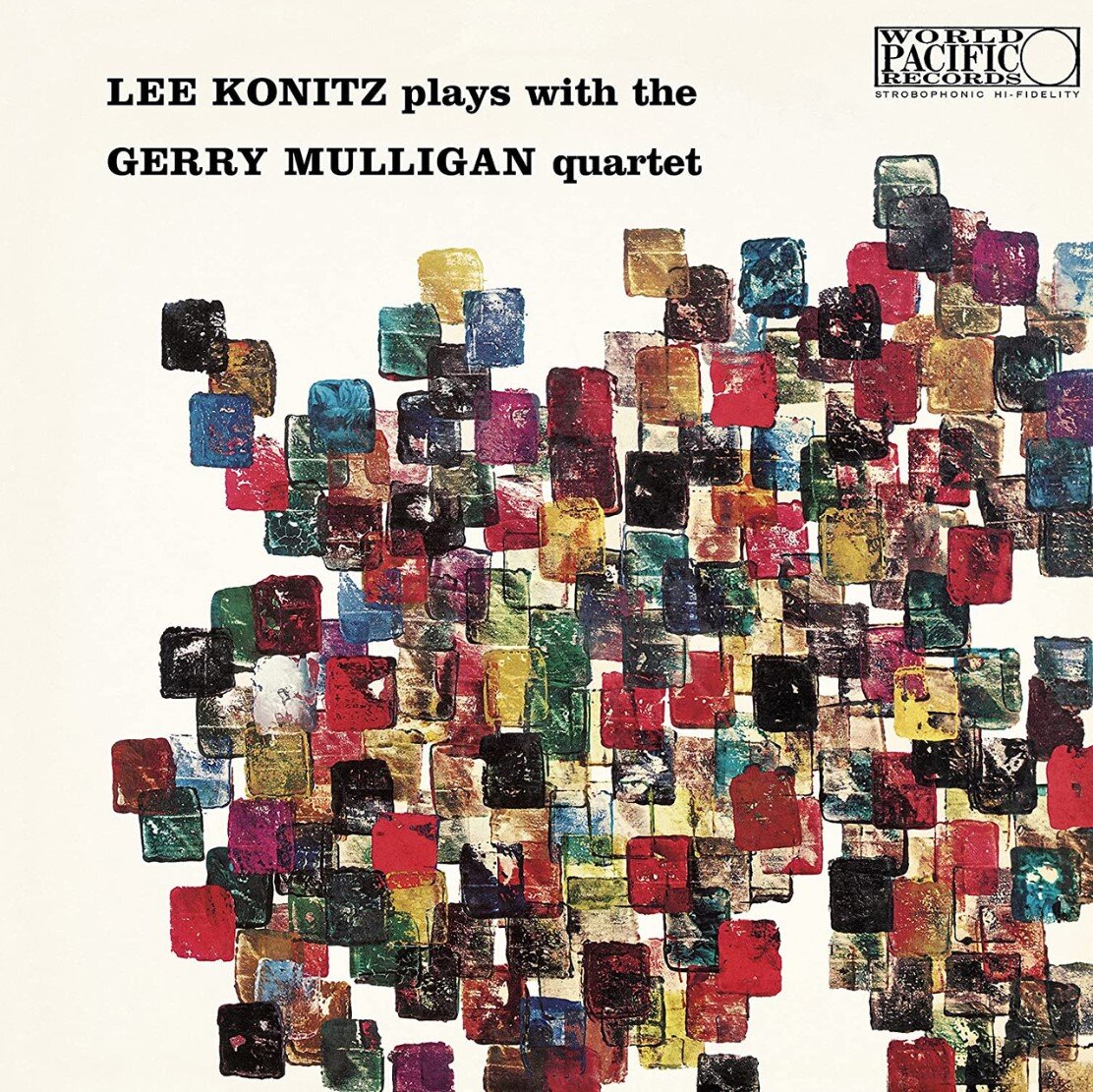 Обложка пластинки "Lee Konitz Plays with the Gerry Mulligan Quartet"