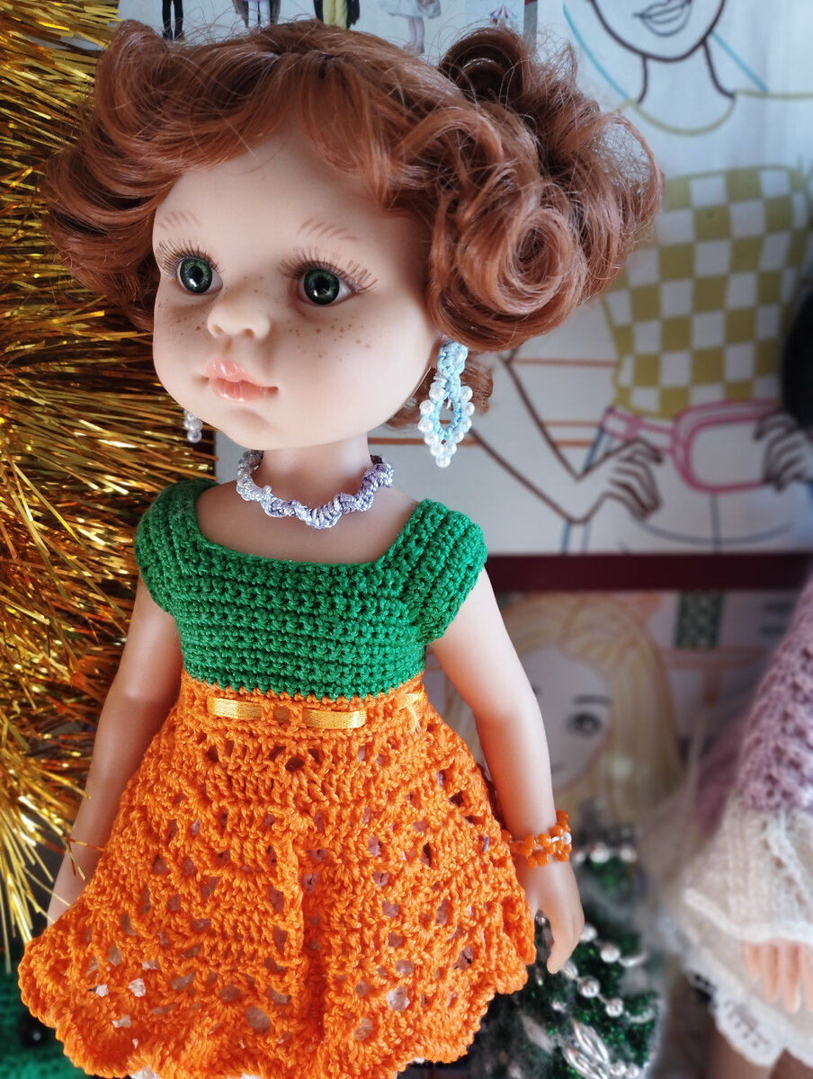 Серьги и колье в технике фриволите. Серьги с бусинками. 