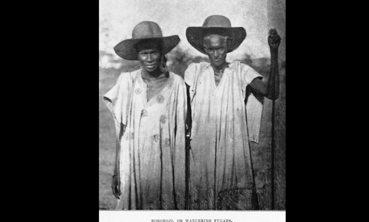 Водабе, они же странствующие фула. Фото 1900-го года