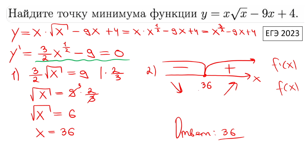 Досрок егэ по математике профиль 2024