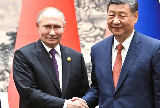    Владимир Путин и Си Цзиньпин