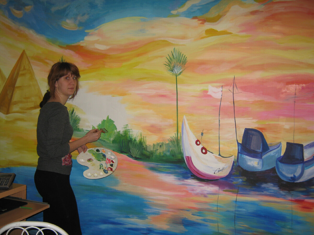 Рисовала Египет задолго до того, как его посетила