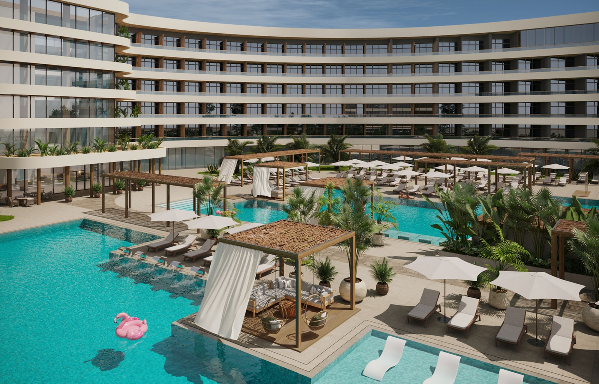 По сведениям, опубликованным пресс-службой компании «Анапское взморье», являющейся инвестором строительства семейного курорта Miracleon, запустила в Анапе гостиничный комплекс FЮNF Luxury Resort & SPA