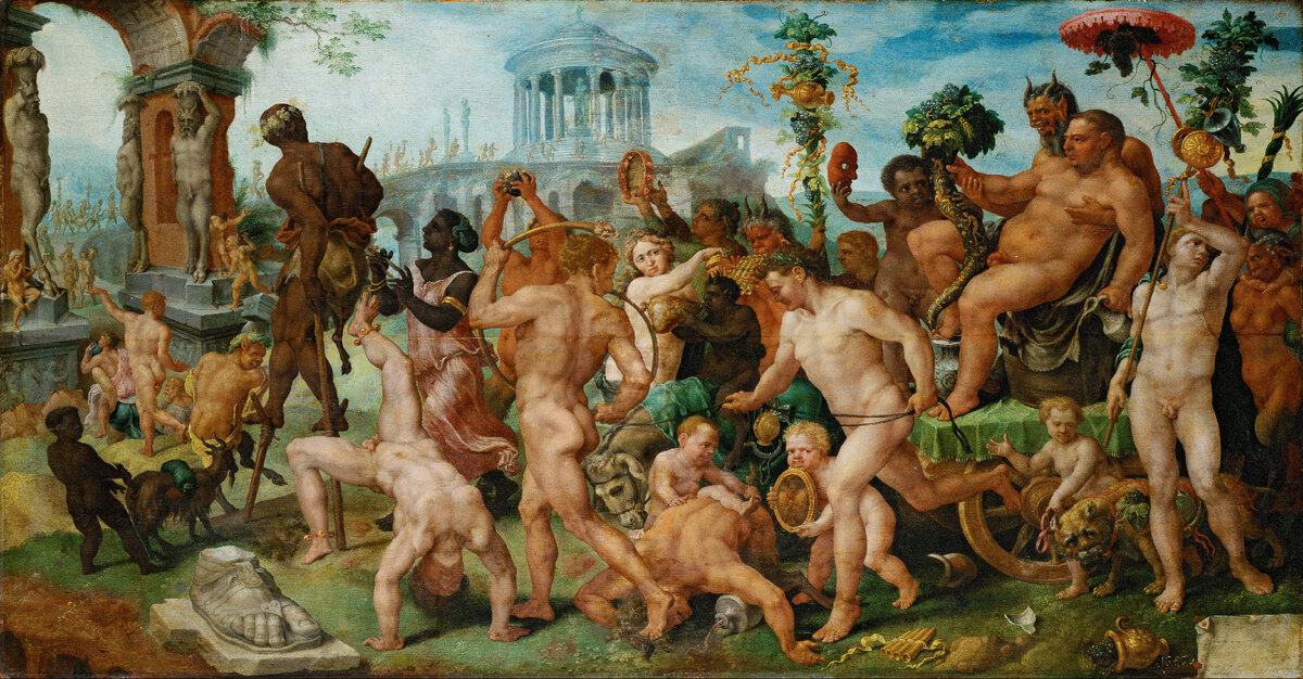 Триумф Вакха — Мартен ван Хемскерк (1498–1574) // Музей истории искусств, Вена.
