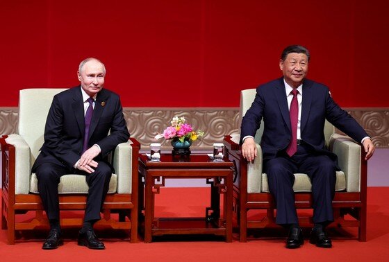    Владимир Путин и Си Цзиньпин