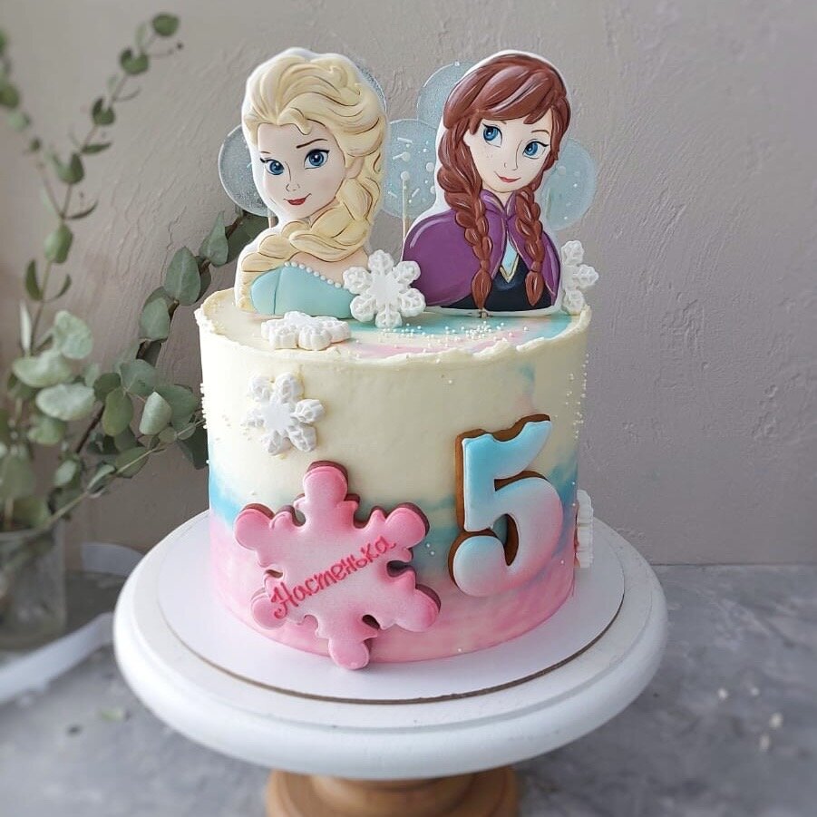 Торт на 5 лет старшей дочери