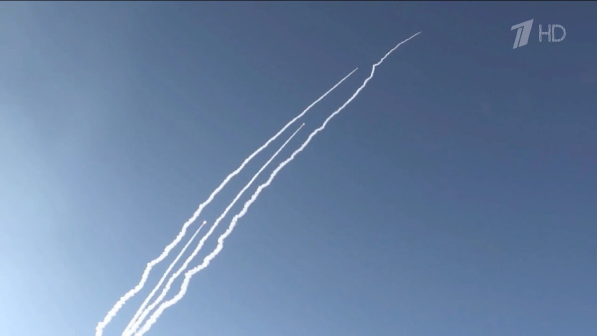 Один из испытательных пусков МБР "Булава".