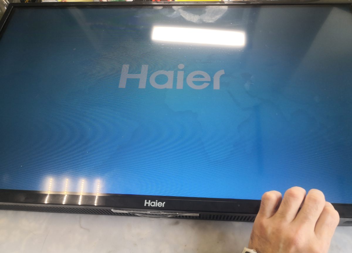 Haier le32k6500sa пишет please wait for the system to start Ремонт |  Лайфхаки по ремонту электроники | Дзен