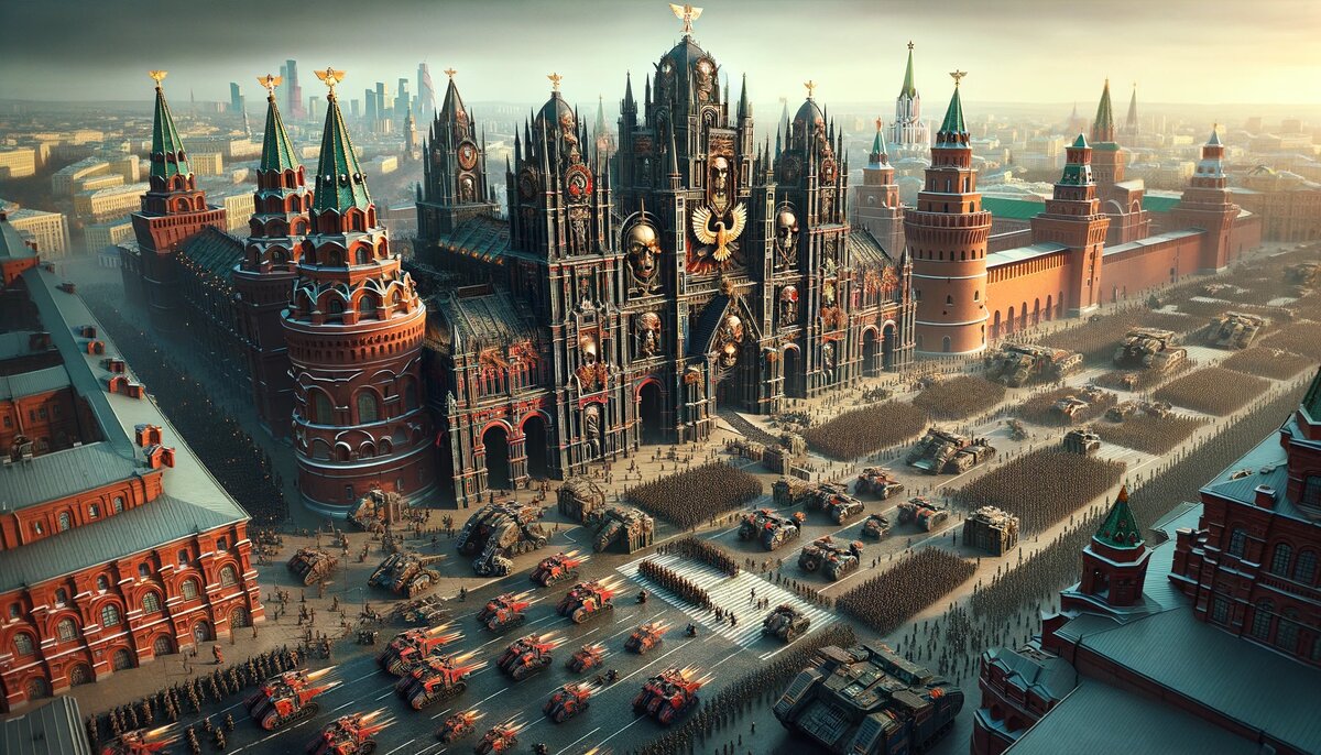 Москва в стиле Warhammer 40000