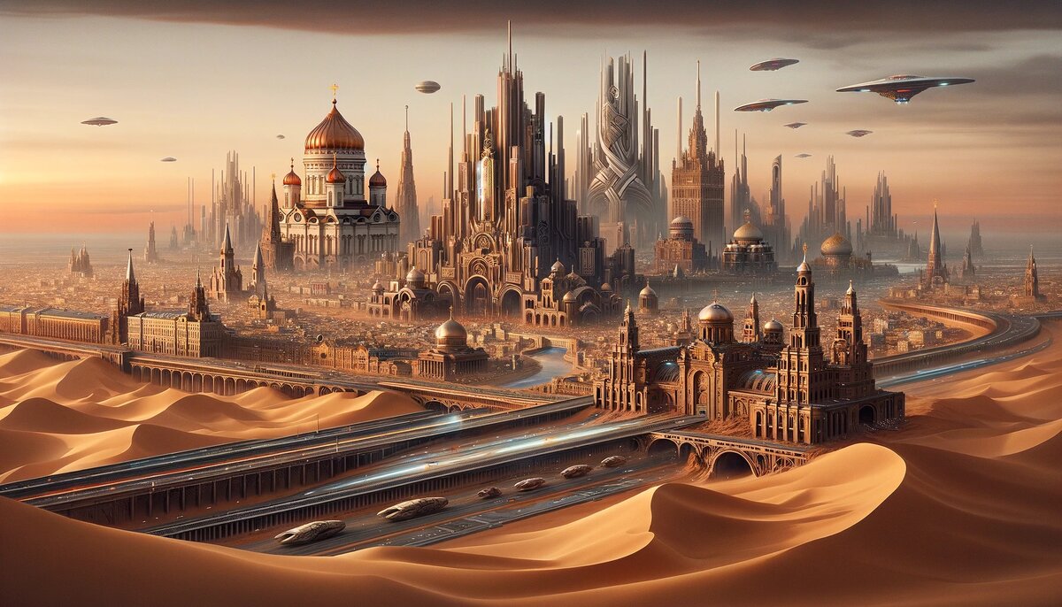 Москва в стиле Дюна