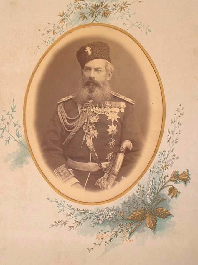 Портрет князя А. М. Дондукова-Корсакова в болгарской генеральской форме