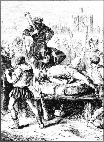 Казнь на колесе. Девятый смертельный удар