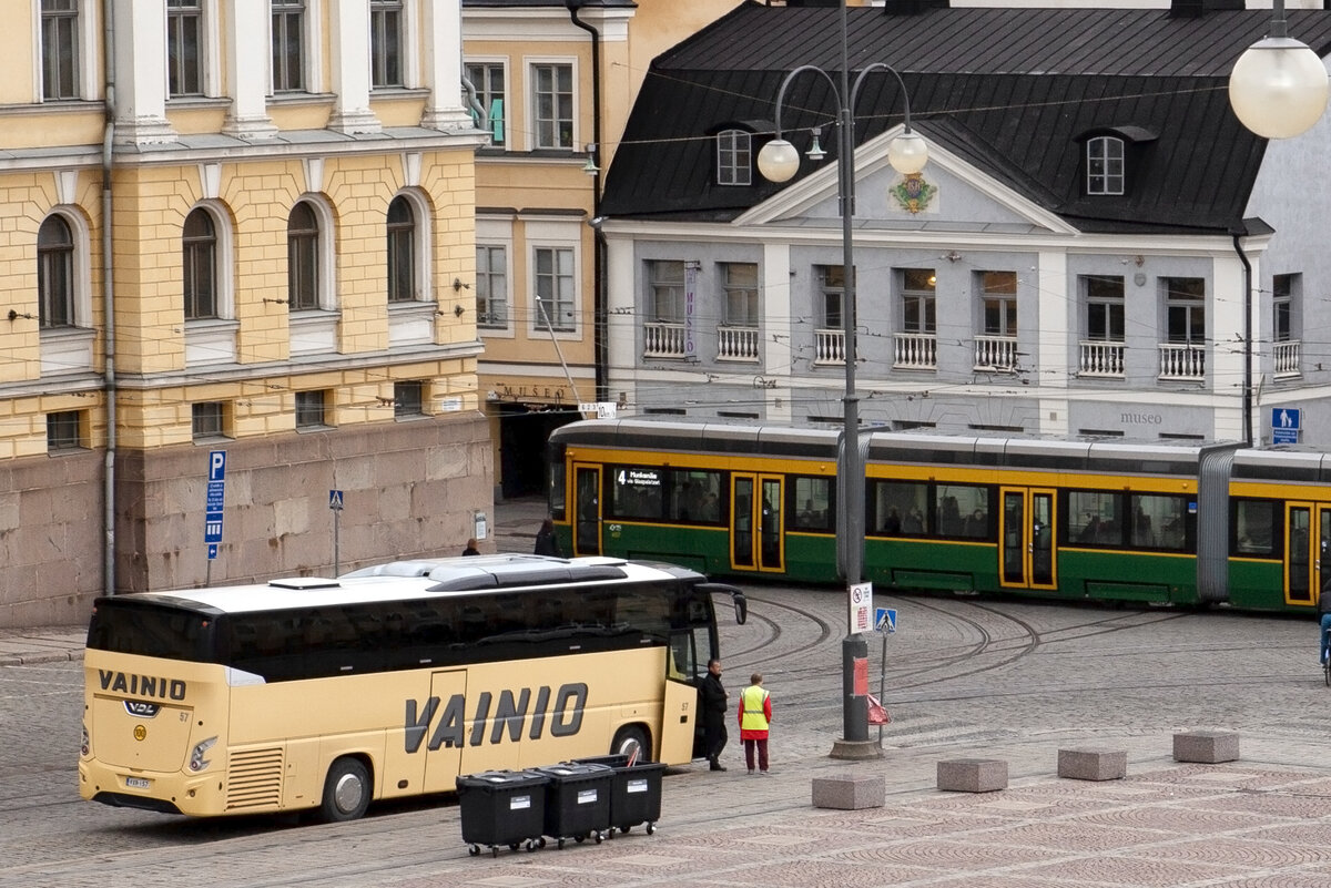 экскурсионный автобус в Хельсинки