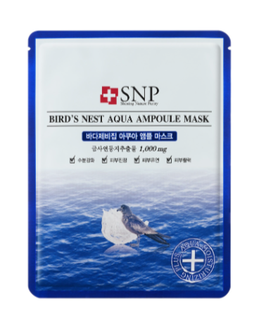 SNP BIRD'S NEST AQUA AMPOULE MASK