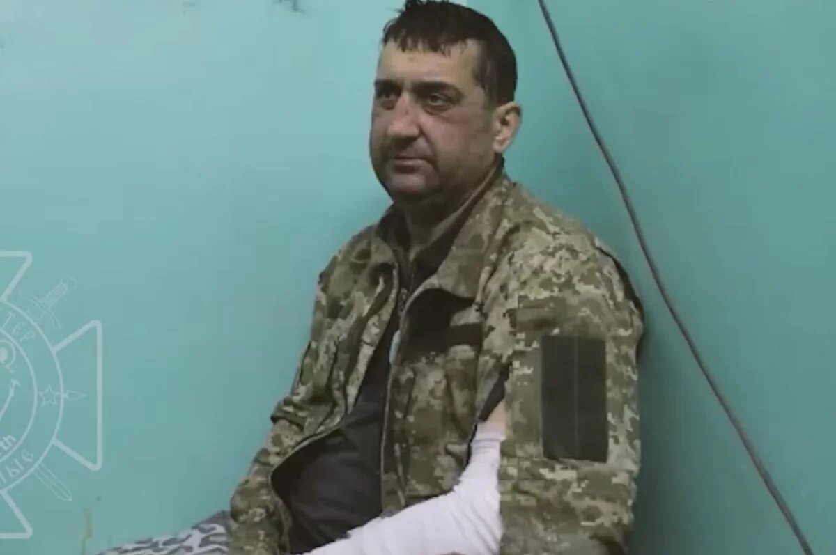    Старший лейтенант вооруженных сил Украины (ВСУ) Любомир Горохоненко.