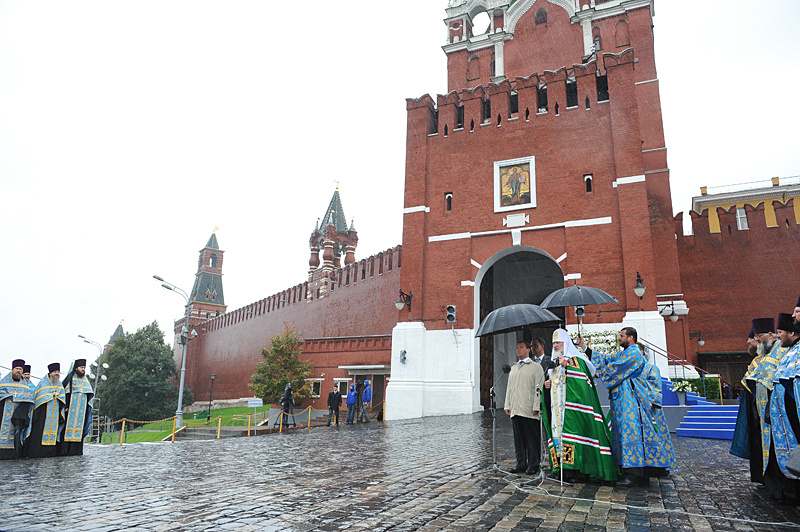 Освящение образа Спаса Смоленского, 2010 год