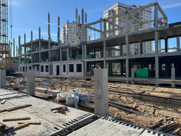    На Рудницкого возвели часть новой школы