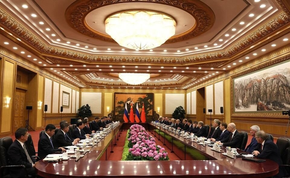    Переговоры Владимира Путина и Си Цзиньпина. Источник: kremlin.ru