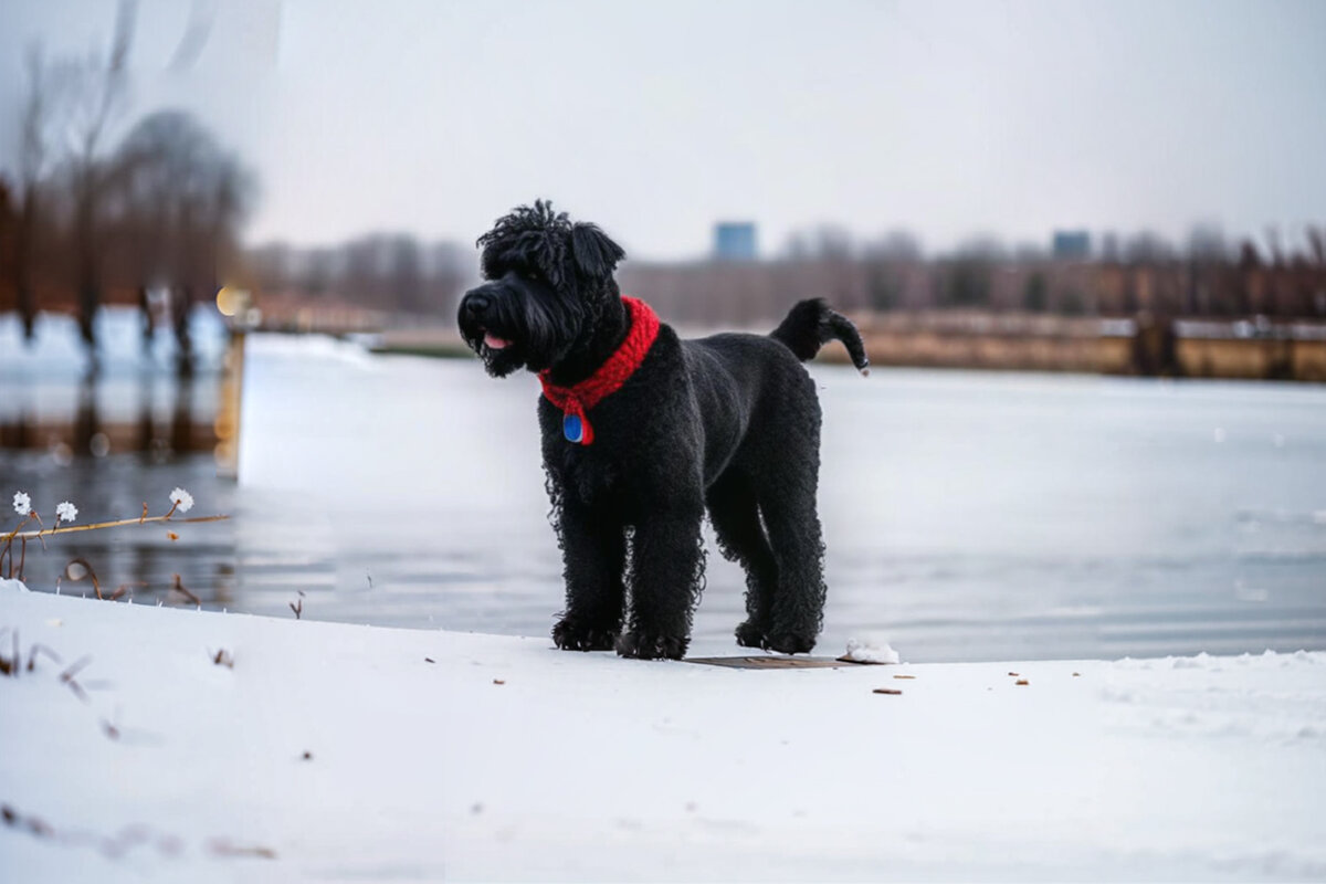 Потерпевший и хозяйка собаки пытались оказать животному первую помощь.  Фото: Изображение сгенерировано нейросетью Kandinsky 3.0