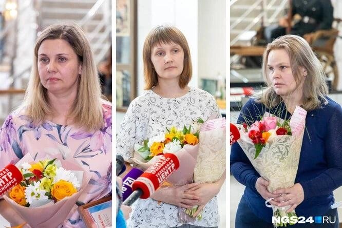 Воспитательницы, обезвредившие девушку: Евгения Толстая, Ирина Шабанова, Наталья Стус 