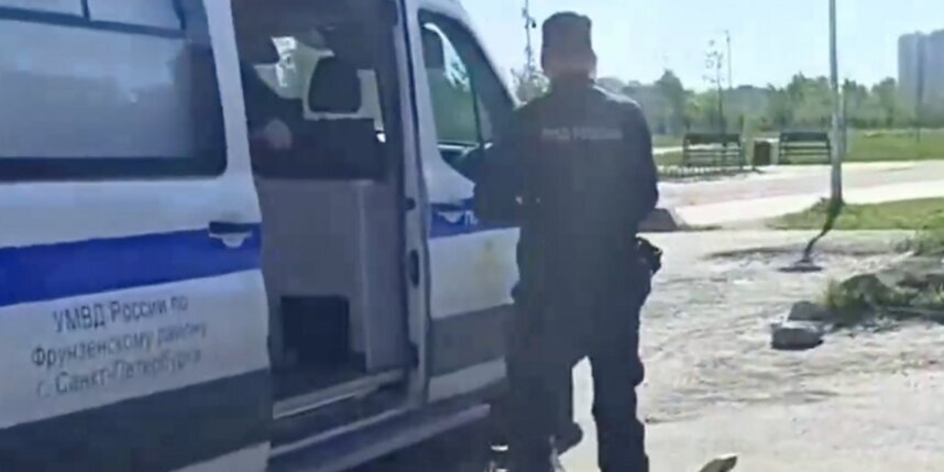    Фото: скриншот видео пресс-службы ГУ МВД по Петербургу и области.