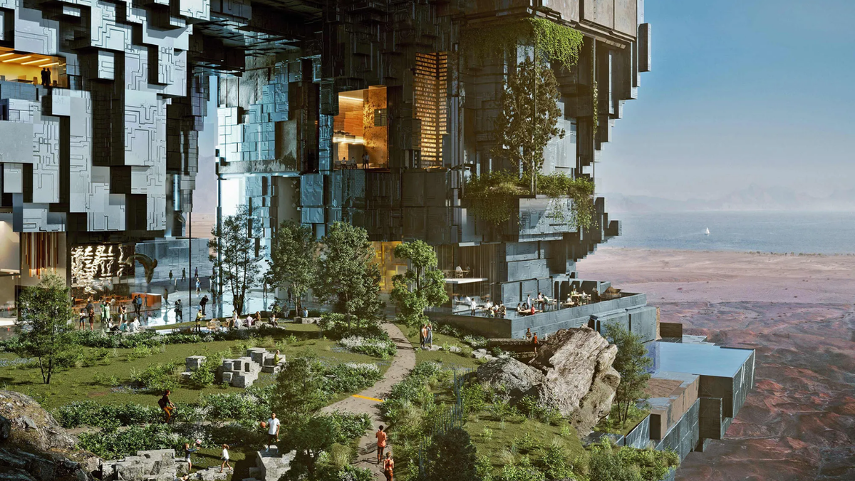 Рендеры города Neom