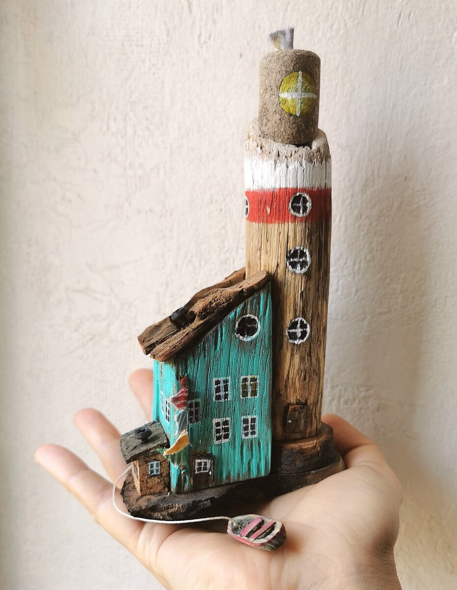 Карандашница из дрифтвуда