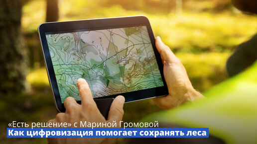 Программа «Есть решение» с Мариной Громовой: Как цифровизация помогает сохранить леса