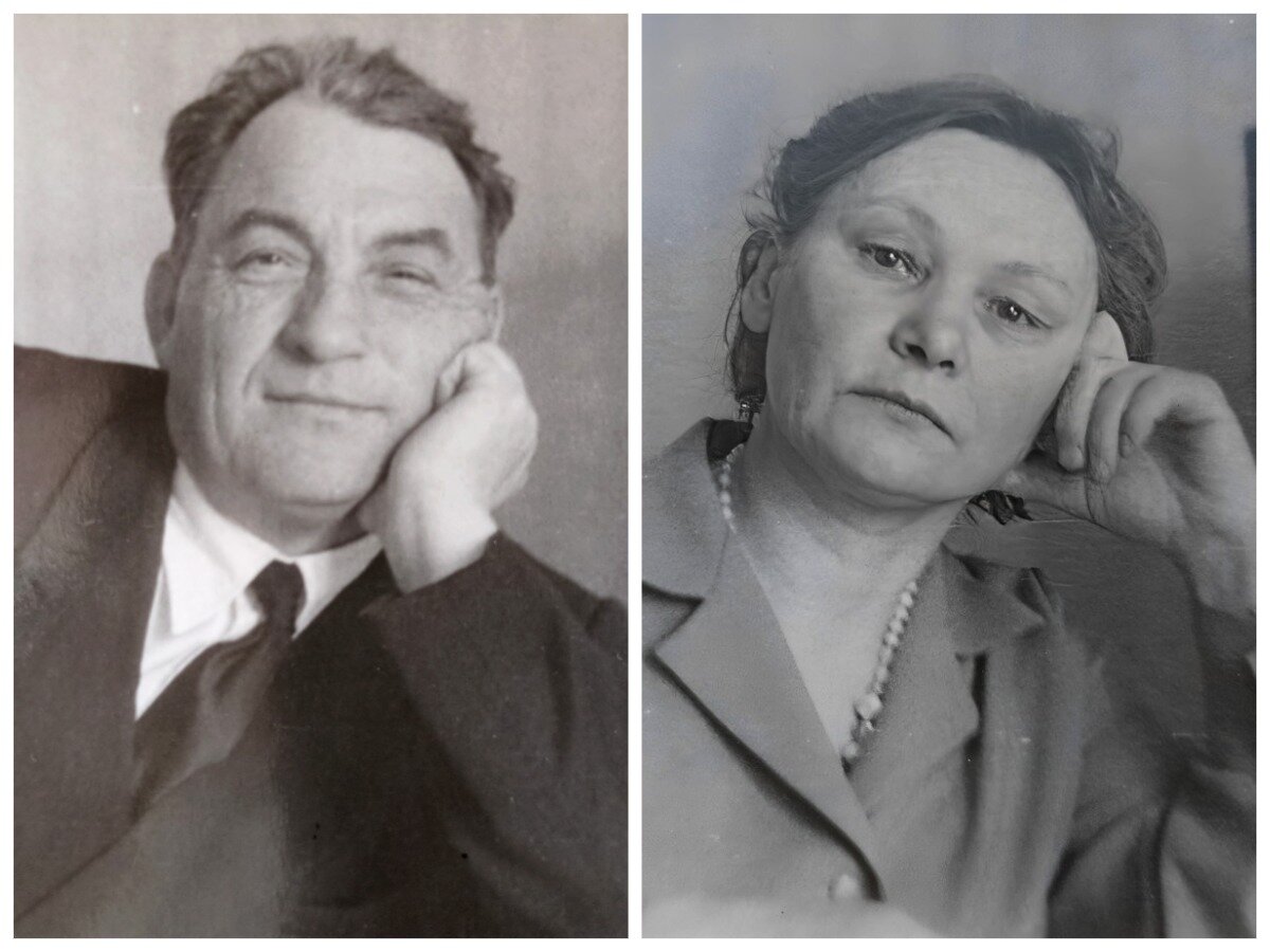 Николай и Юлия Мокринские, дедушка и бабушка