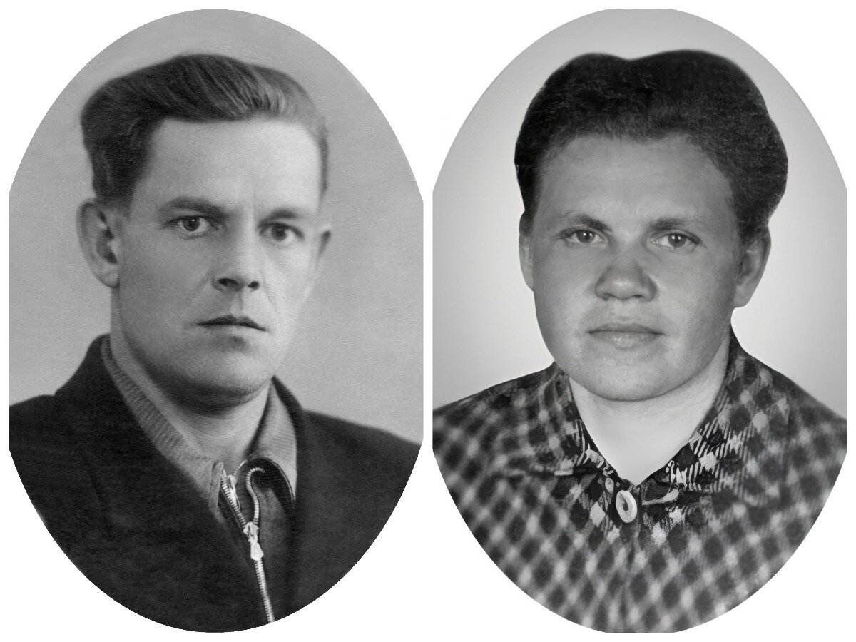 Николай и Валентина Аникины, дедушка и бабушка