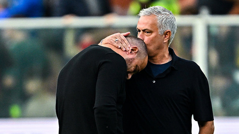    Деян Станкович и Жозе Моуринью. Getty Images