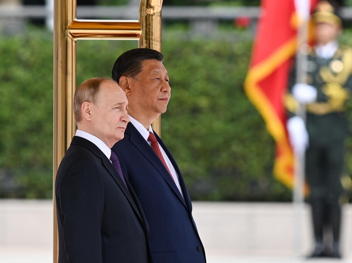    Президент Владимир Путин прибыл в Китай с официальным визитом© РИА Новости . Сергей Бобылев
