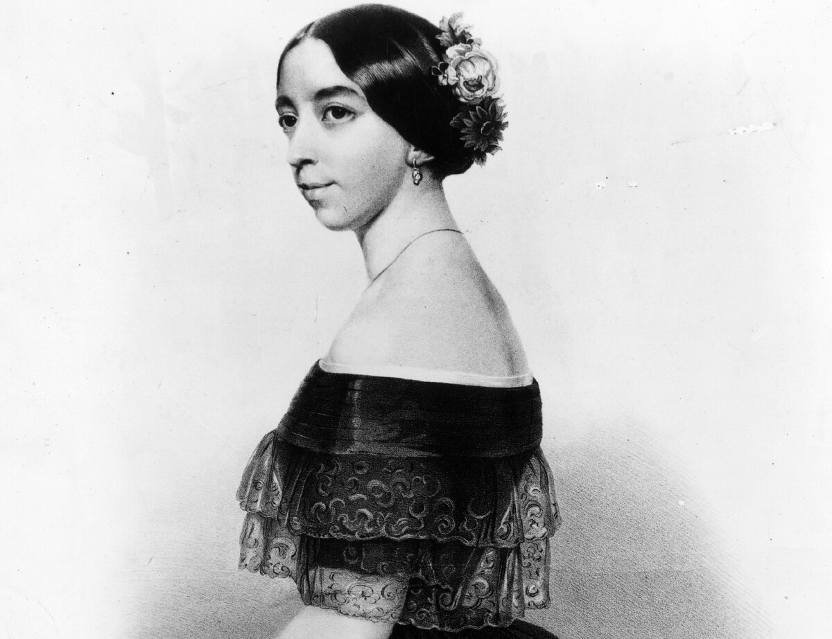 Полина Виардо, испанская оперная певица, которая была любовницей и музой писателя Ивана Тургенева