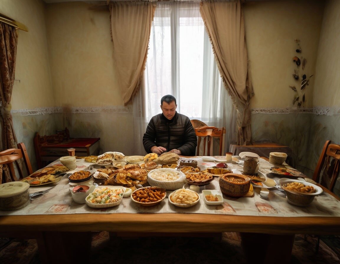 Так видит одиного гостя искусственный интеллект 