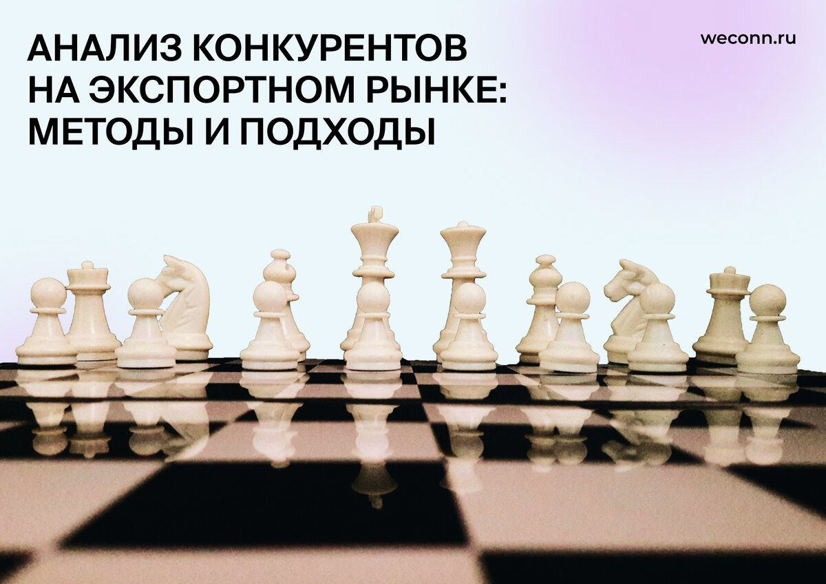 Анализ конкурентов на экспортном рынке: методы и подходы | Weconn | Экспорт  | Импорт | Дзен