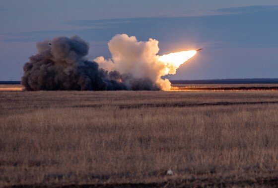    Запуск GLSDB с РСЗО HIMARS