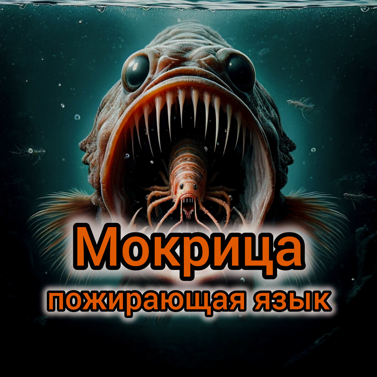 Мокрица, пожирающая язык