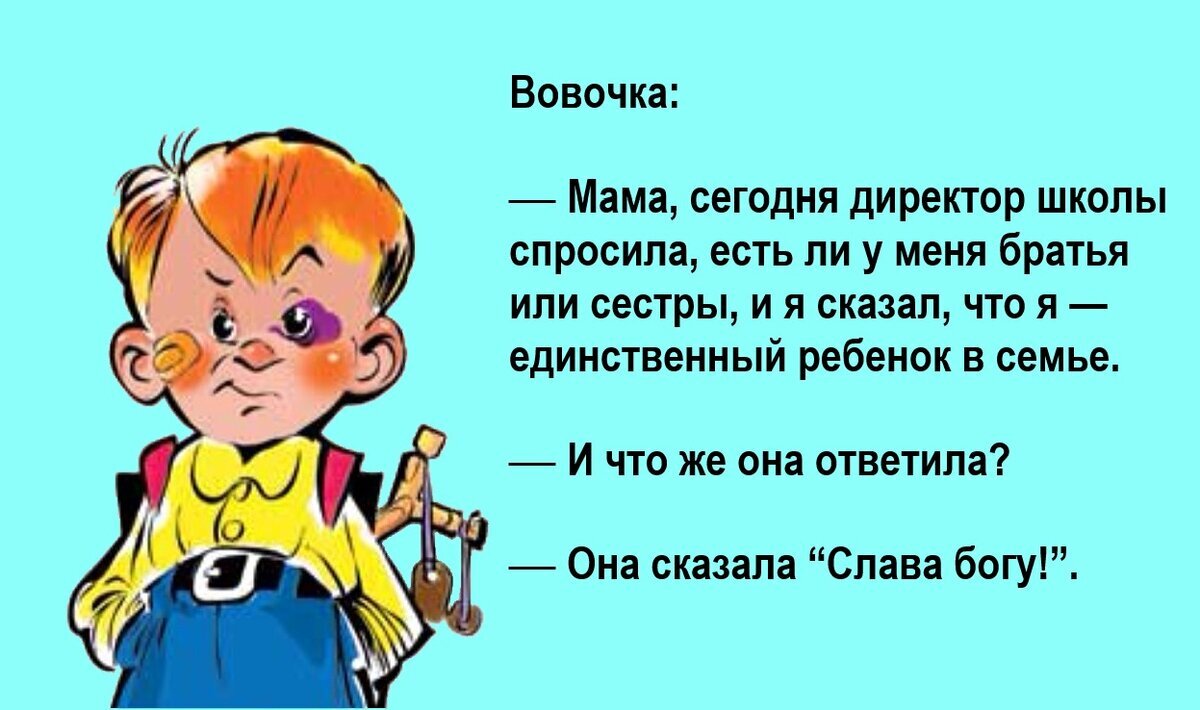 Лучшие анекдоты про Вовочку (1) | Свет в окошке | Дзен