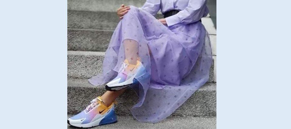 Кроссовки с юбкой