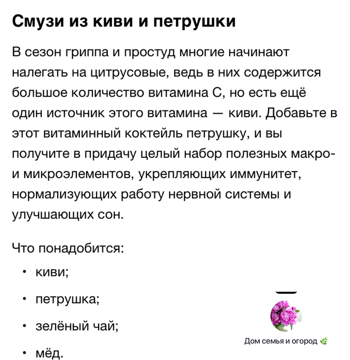 4 рецепта витаминного смузи , повышаем иммунитет! | Дом семья и огород 🌿 |  Дзен