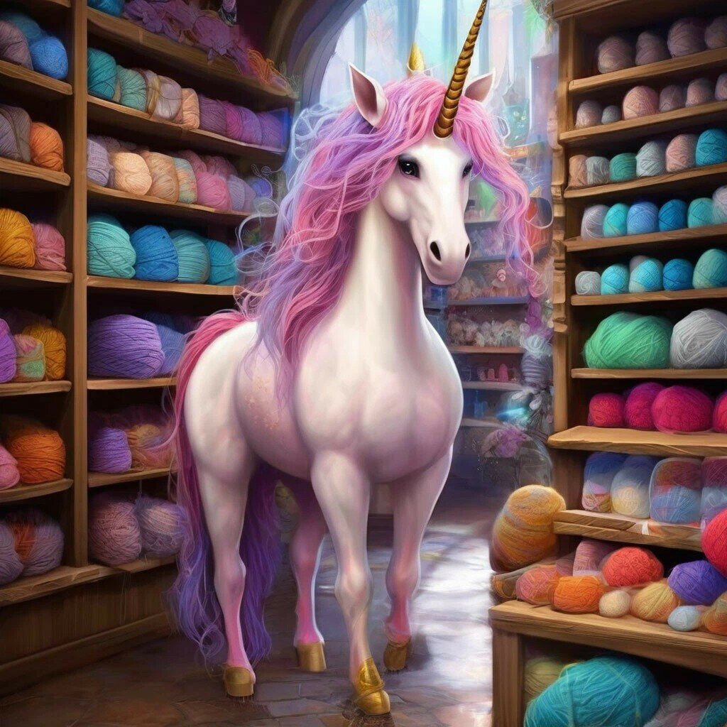 Единорог ( работа автора)